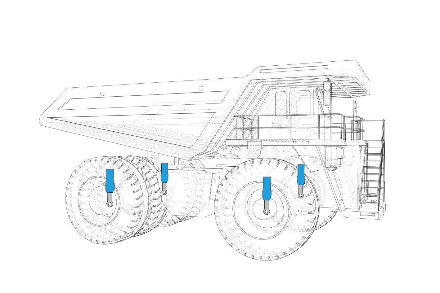 Mining Dump Truck Hydraulic Cylinders